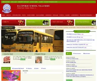DavPsvelacherychennai.edu.in(D.A.V.PUBLIC SCHOOL Sitaram Nagar) Screenshot