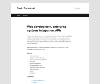 Davss.com(Web development) Screenshot