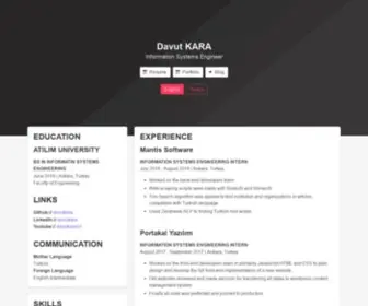 Davutkara.com(çizmek) Screenshot