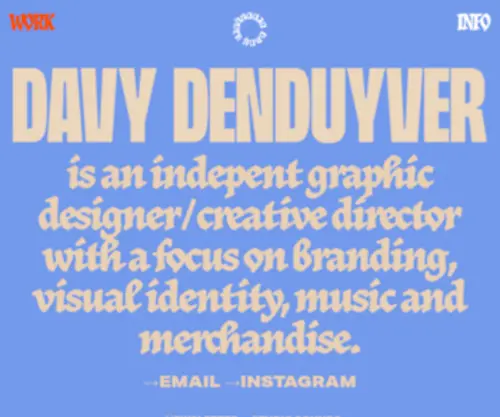 Davydenduyver.com(Davy Denduyver) Screenshot