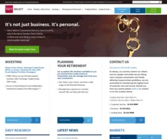 Davyselect.ie(Buy & Sell Shares Online with Davy Select Trading Platform) Screenshot