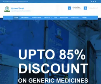 Dawaidost.com(India's Top Quality Affordable Generic Medicines) Screenshot