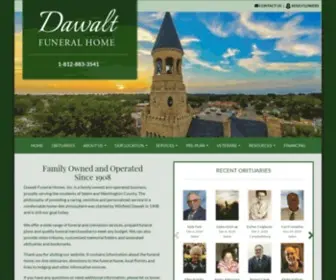 Dawaltfuneralhome.com(Dawalt Funeral Home) Screenshot