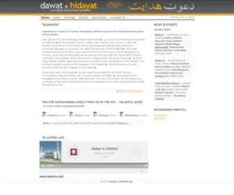 Dawat-E-Hidayat.org(Dawat-e-Hidayat- An invitation towords hidayah (guidance)) Screenshot