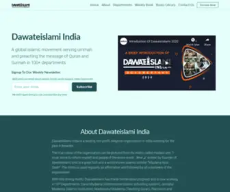 Dawateislamihind.net(Dawateislami India) Screenshot