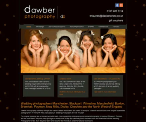 Dawberphoto.co.uk(Wedding Photographer Covering Wedding Photography in Manchester) Screenshot