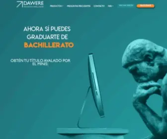 Dawere.com.ve(Educación a Distancia Avalada por el MPPE) Screenshot