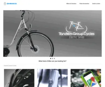 Dawescycles.com(Tandem Group Cycles) Screenshot