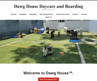 Dawghousedaycareandboarding.com(We let the Dawgs out) Screenshot