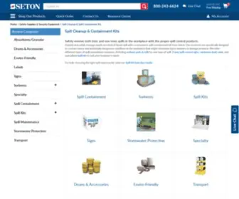 Dawginc.com(Spill Cleanup & Containment Kits) Screenshot