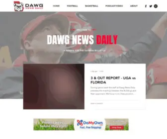 Dawgnewsdaily.com(Dawg News Daily) Screenshot