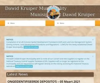 Dawidkruiper.xyz(Dawid Kruiper Municipality) Screenshot