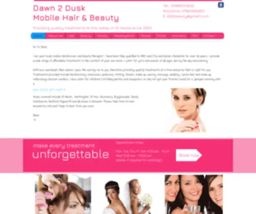 Dawn2Duskbeauty.com(Dawn2Duskbeauty) Screenshot