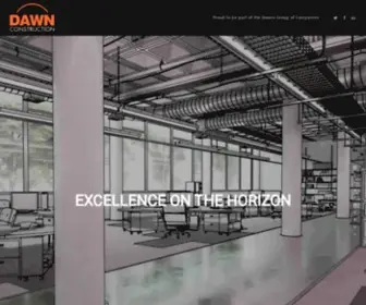 Dawnconstruction.com(Excellence on the Horizon) Screenshot