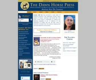 Dawnhorsepress.com(The Dawn Horse Press) Screenshot