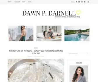 Dawnpdarnell.com(Lifestyle blog) Screenshot
