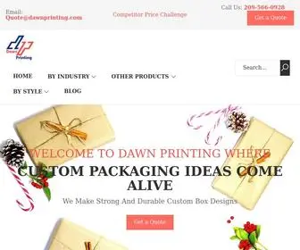 Dawnprinting.co.uk(Custom Made Boxes) Screenshot