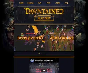 Dawntained.com(Rune PvP) Screenshot