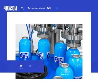 Dawsom.com(Expert Manufacturer for Aerosol Filling Machine) Screenshot