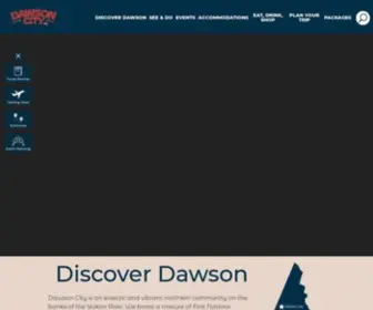Dawsoncity.ca(Dawson City Yukon) Screenshot