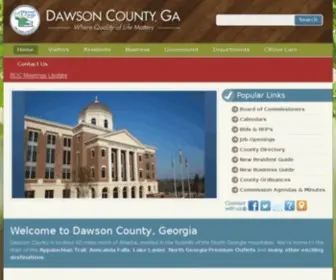Dawsoncounty.org(Dawson County) Screenshot
