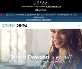 Dawsondental.ca(Dawson Dental Clinics) Screenshot