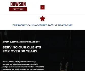 Dawsonelectricsandiego.com(Dawson Electric) Screenshot