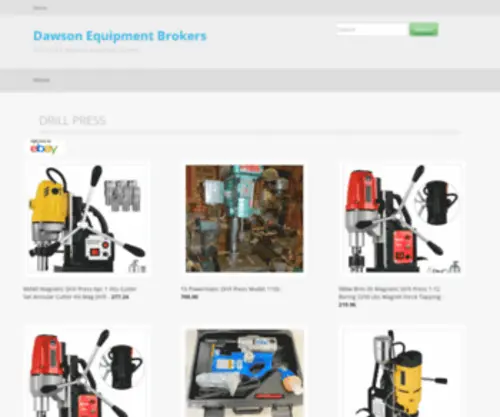Dawsonequipmentbrokers.com(Dawson Equipment Brokers) Screenshot