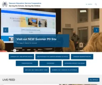 Dawsonesc.com(Dawson Education Service Cooperative) Screenshot