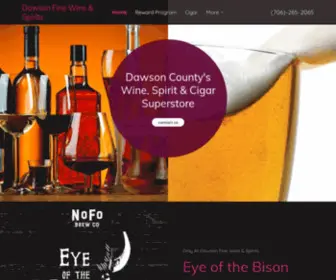 Dawsonfinewinesandcigars.com(Fine Wine Spirit Cigar) Screenshot