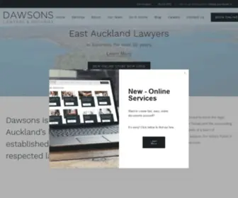 Dawsons.kiwi.nz(Dawsons Lawyers) Screenshot