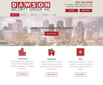 Dawsonsafeandlock.com(Dawson Security Group) Screenshot