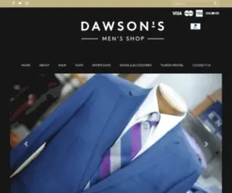 Dawsonsmenshop.com(Dawson's Mens Shop) Screenshot