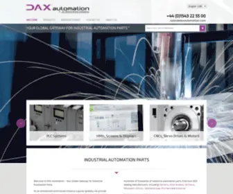 Daxautomation.co.uk(Industrial Automation Parts) Screenshot