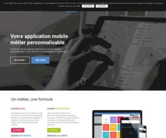 Daxium.com(Applications mobiles métier personnalisables) Screenshot