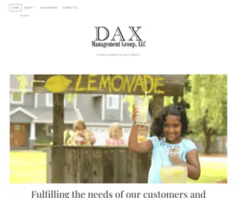 Daxmanagementgroup.com(A Family Owned Holding Company) Screenshot