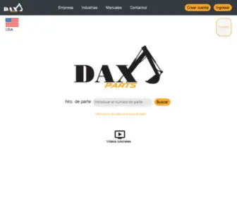 Daxparts.com(Dax Parts) Screenshot