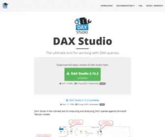 Daxstudio.org(DAX Studio) Screenshot