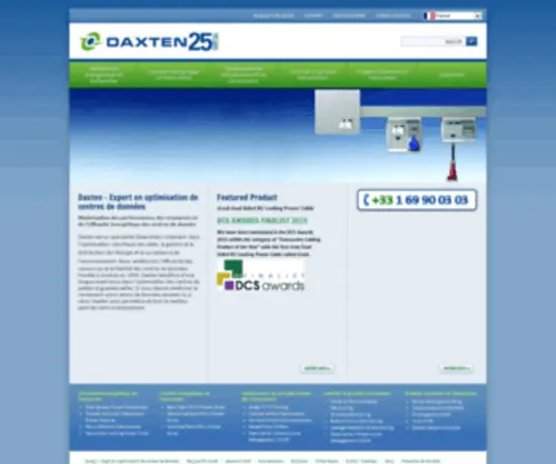 Daxten.fr(Daxten  Expert en optimisation de centres de données) Screenshot