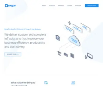 Daxyon.io(Drive the digital transformation of your business through IoT) Screenshot