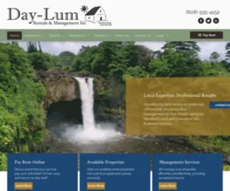 Day-Lumrentals.com(Day Lum Rentals and Management) Screenshot
