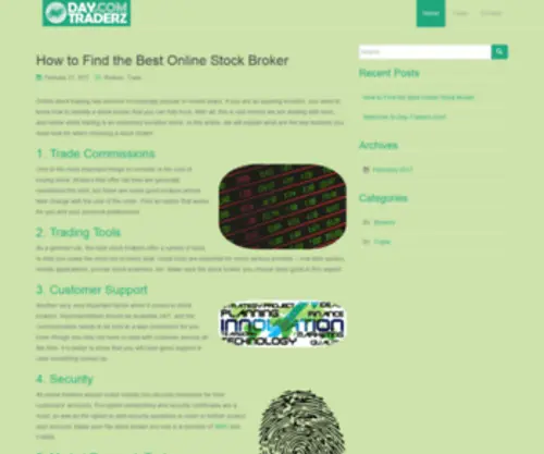 Day-Traderz.com(Your online trading magazine) Screenshot