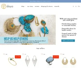 Daya-Jewelry.com(Daya Jewelry Online Store) Screenshot
