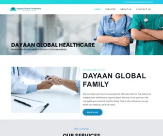 Dayaanhealthcare.com(Dayaan Global Healthcare) Screenshot