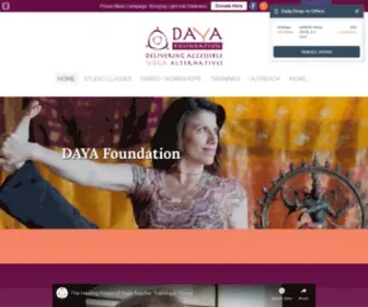 Dayafoundation.org(DAYA Foundation) Screenshot