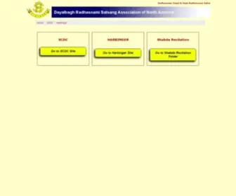 Dayalbagh.com(RADHASOAMI FAITH AND DAYALBAGH SATSANG) Screenshot