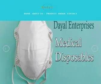 Dayalwearable.in(Dayal Wearable Disposable Product Varanasi) Screenshot