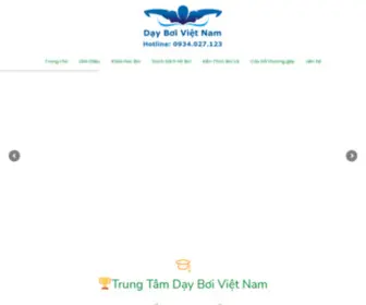 Dayboivietnam.com(Trung Tâm Dạy Bơi Việt Nam) Screenshot