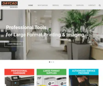Daycad.com(Daycad America's Large Format Professionals) Screenshot