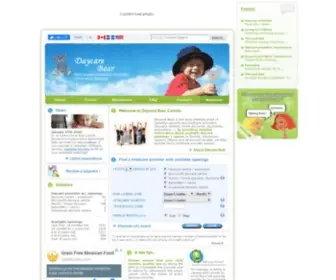 Daycarebear.ca(Daycare and childcare in Canada) Screenshot